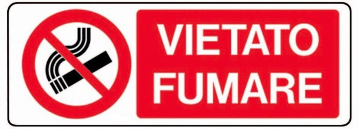 cartello Vietato Fumare